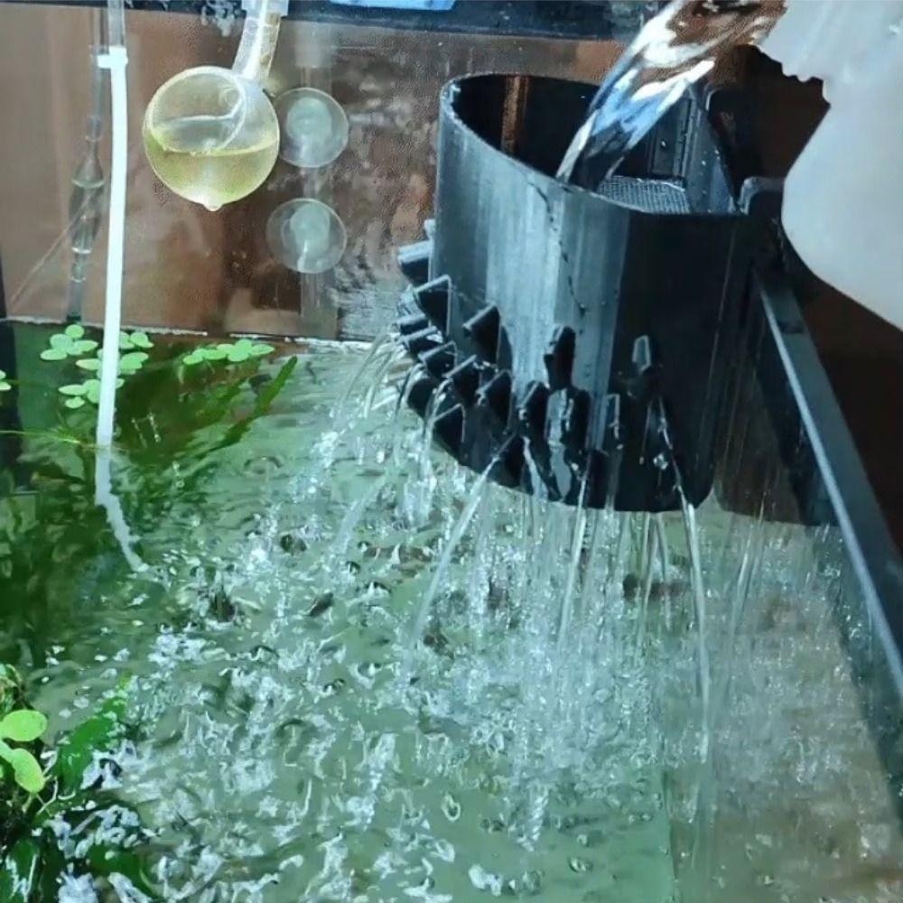 Plastic Water Circulation System 3D Printed Water Filling Filter Screen Saltwater Fish Tank