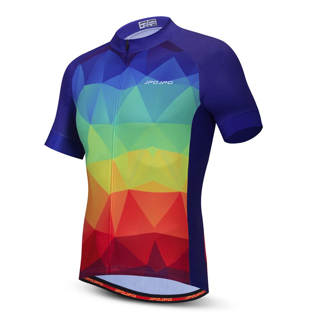 Cycling Jersey Men Bike Top MTB Bicycle Shirt Mountain Road Riding Clothing Short Sleeve Summer Cyclist Biking Clothes Green