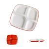 Assiettes repas compartimentées en mélamine DISHJOY