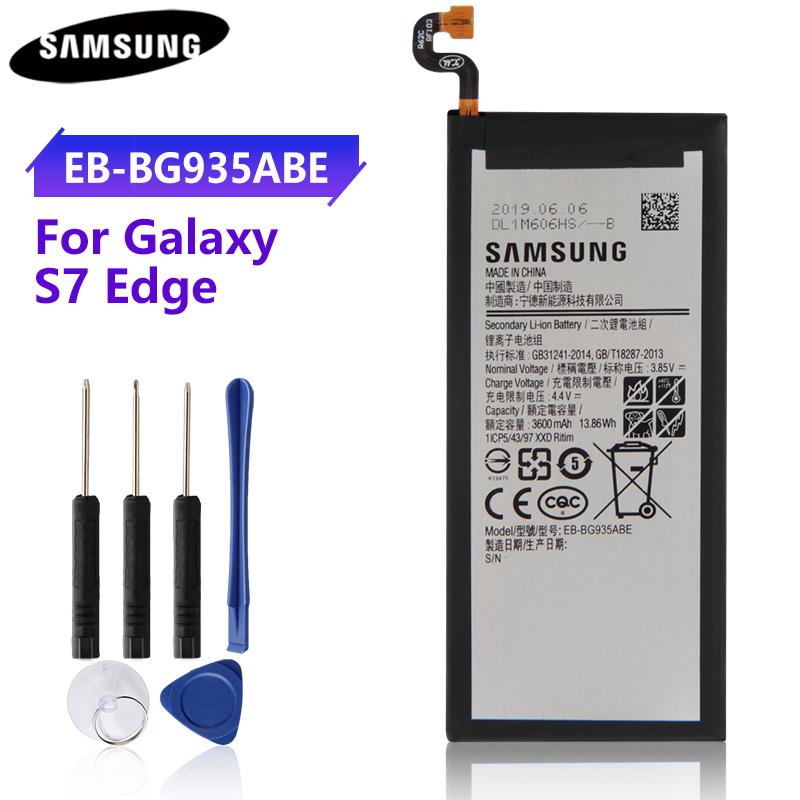 Original Replacement Battery EB-BG935ABE EB-BG935ABA For Samsung GALAXY S7 Edge G9350 G935FD G935F 3600mAh