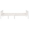 Vidaxl Children's Bed Without Mattress, White, 90X190 Cm, Pine Wood