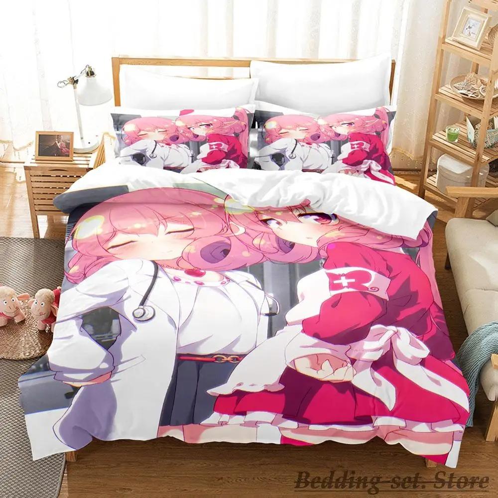 Pink Neneka Bedding Set Single Twin Full Queen King Size Bed Set Adult Kid Bedroom Duvetcover Sets Anime Parure De Lit Bed