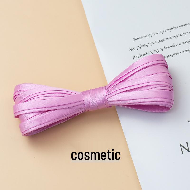 Hengmeihe Cheongsam 1cm Piping Trim: Four-Fold Non-Iron Imitation Silk Hemming Ribbon