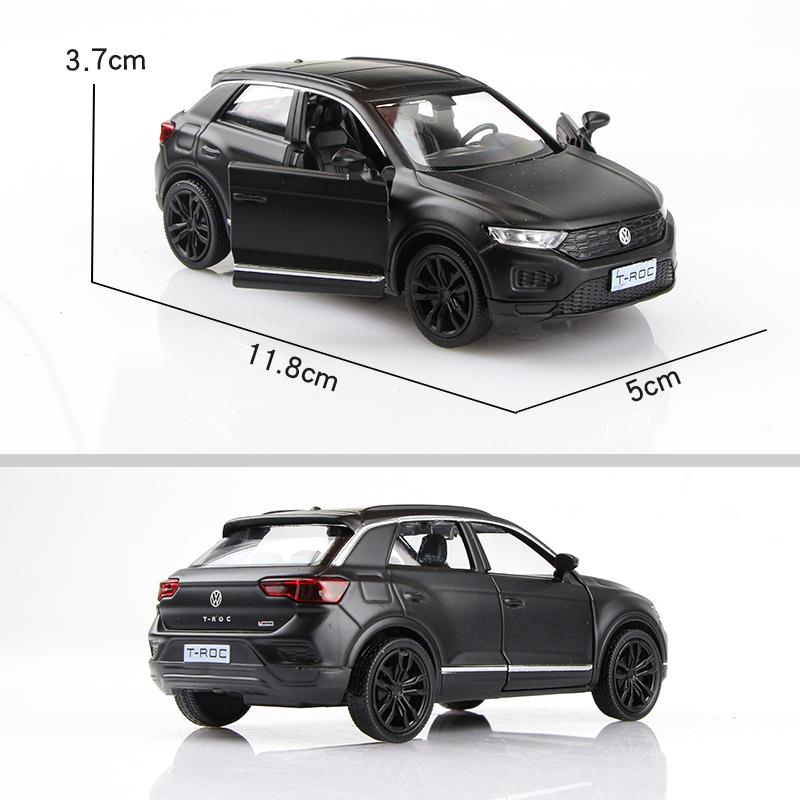 

Volkswagen Golf GTI Simulation Diecast & Toy Vehicles Pull Back Car RMZ city 1:36 Alloy Collection Model Gifts For Children матовий чорний колір