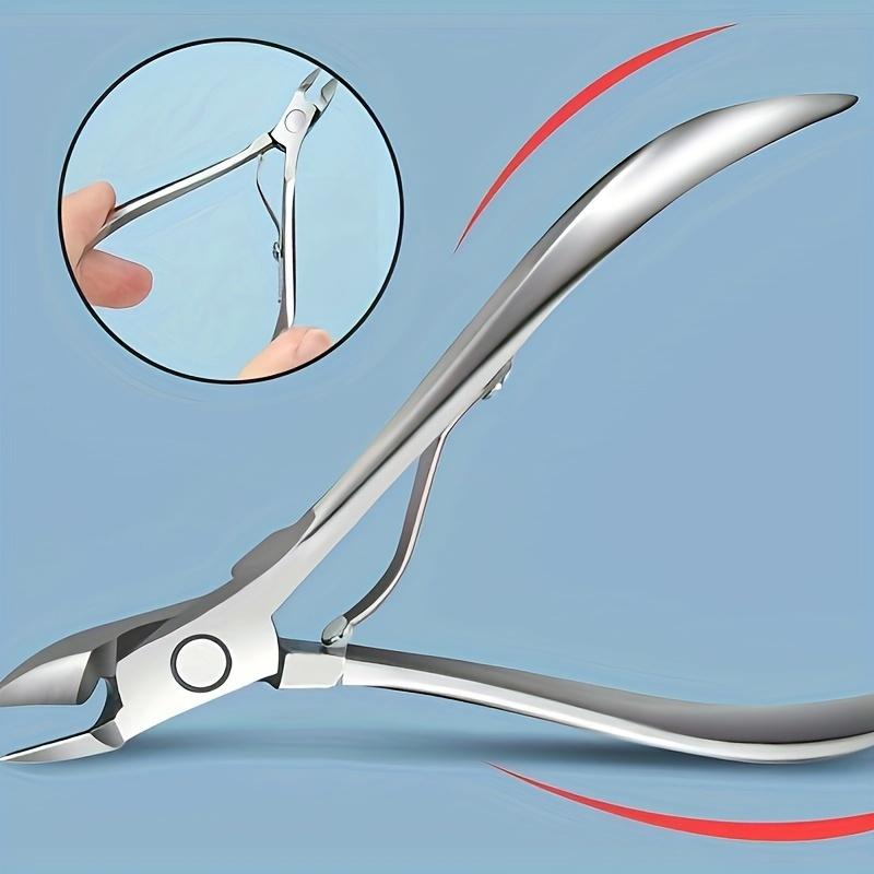 Stainless Steel Cuticle Nipper - 1pc Single Piece Dead Skin Remover for Manicure Pedicure - Unscented Nail Care Accessory