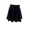 Knotting Half Skirt: 2025 New Pleated Solid Color Women's Belted European & American Style