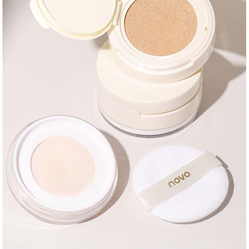NOVO - Soft Mist Double Layer Air Cushion & Loose Powder - 2 Types