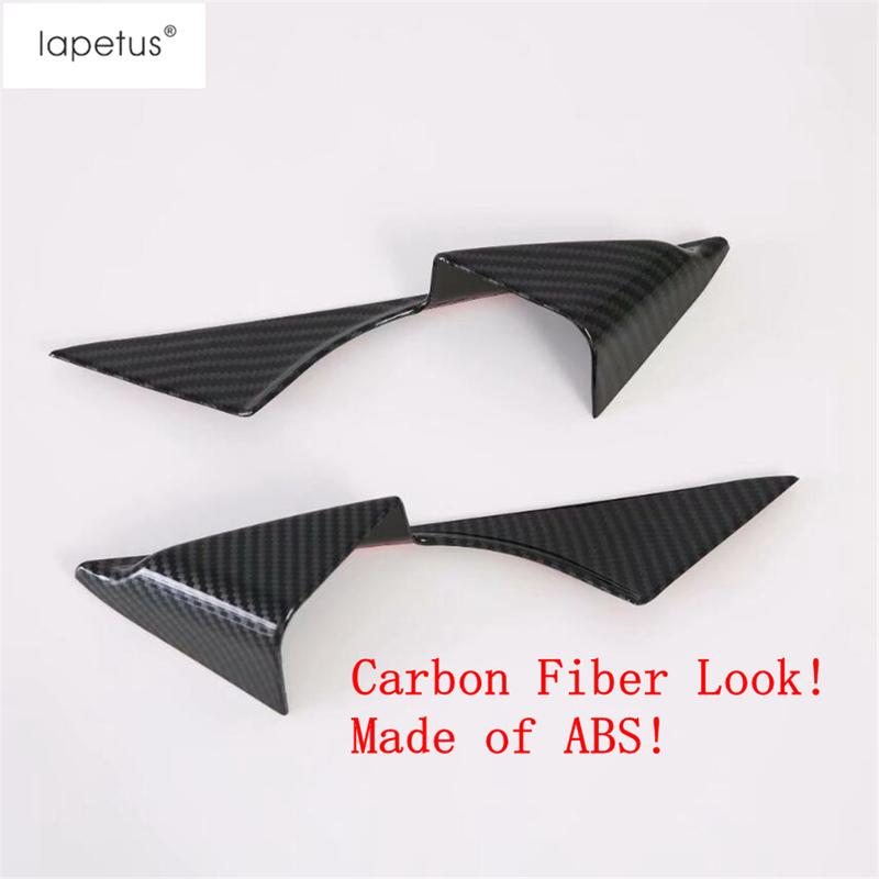 Car Inner Window Front Pillar A Triangle Panel Decoration Cover Trim For Mazda 6  - 2024 Carbon Fiber Accessories Interior