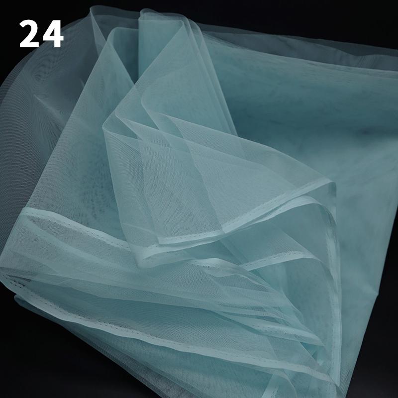100x160cm Hard Tulle Mesh Fabric for DIY Wedding Dress Skirt Yarn Cloth Decoration Fabric by Per Meter Polyester Stiff Mesh New