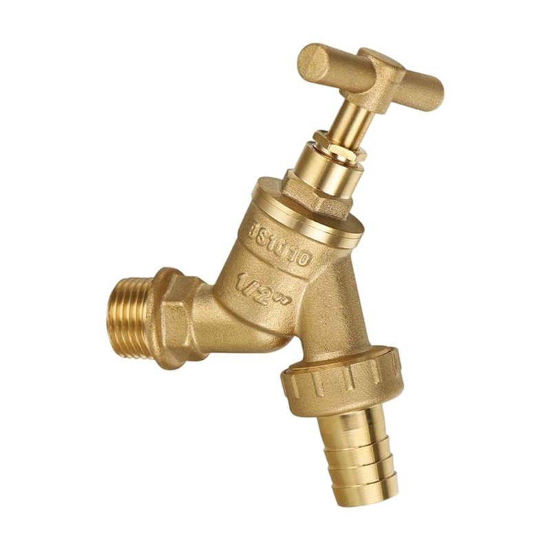 

Retros Styles Slows Opening Brasses Garden Faucet with Regulable Flows For Outdoor Watering And Car Washing 1