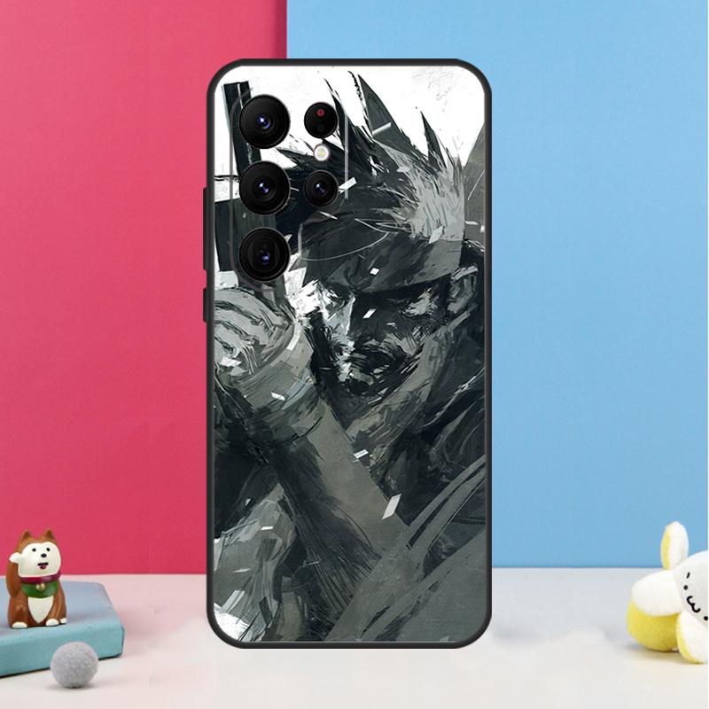Metal Gear Solid Case For Samsung Galaxy S26 S25 S24 S20 S21 S22 S23 Ultra S10 Plus S25 FE Back Cover Shell