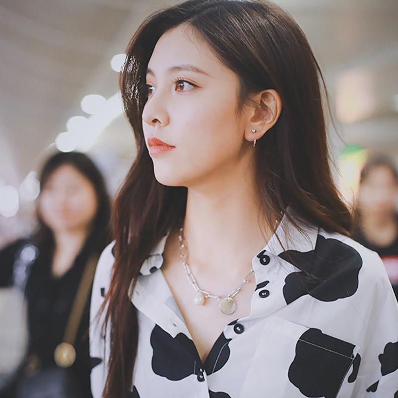 925 Silver Baroque Song Yanfei Style Clavicle Necklace
