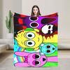 Sprunk Horror Gaming Velvet Throw Blankets Blanket for Sofa Couch Soft Bedspread