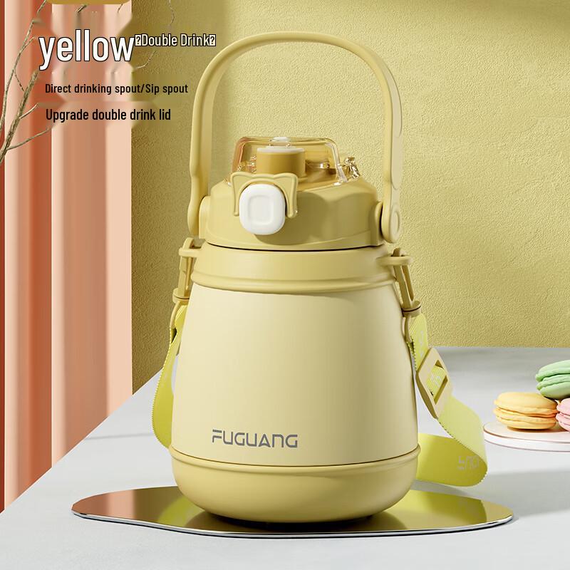 FUGUANG Junmeng Insulated Water Bottle with Straw