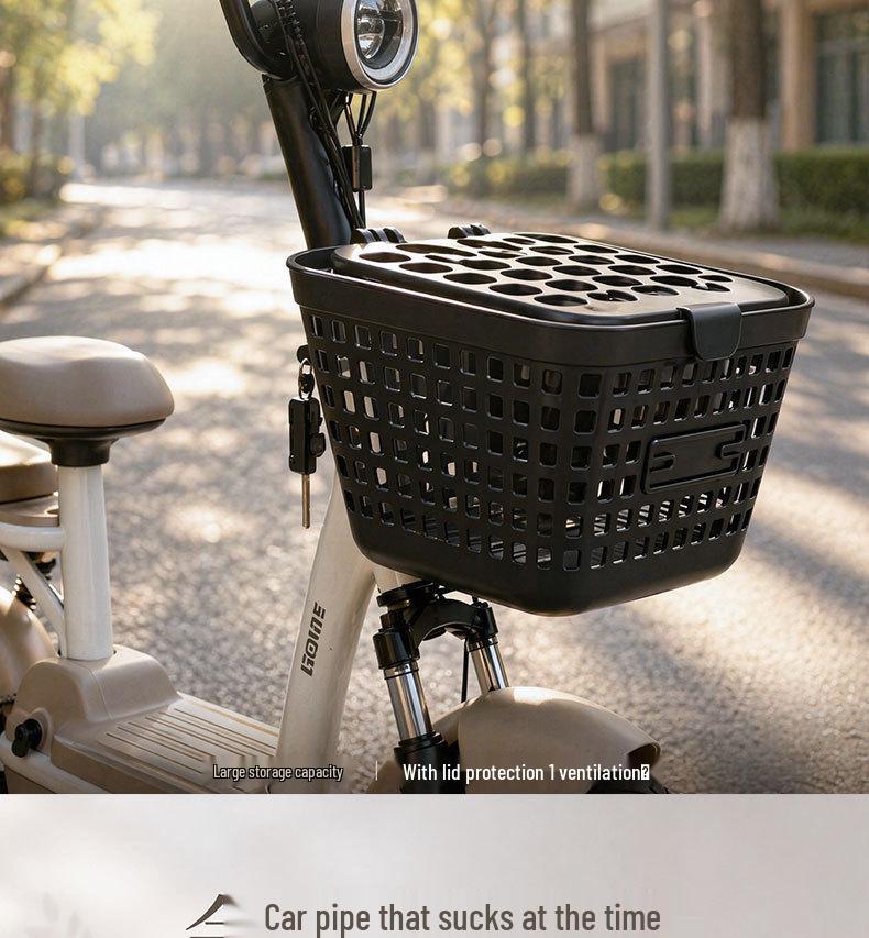 Elektrisches Fahrrad-Vorderkorb für Aima Bubble Modell - Langlebig, Atmungsaktiv, Verdicktes Antioxidation-Netzdesign.
