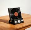 Creative 3D Printed Desktop Record Display Stand, Dual-Purpose CD & Vinyl Storage Organizer, Modern Home Table Decoration