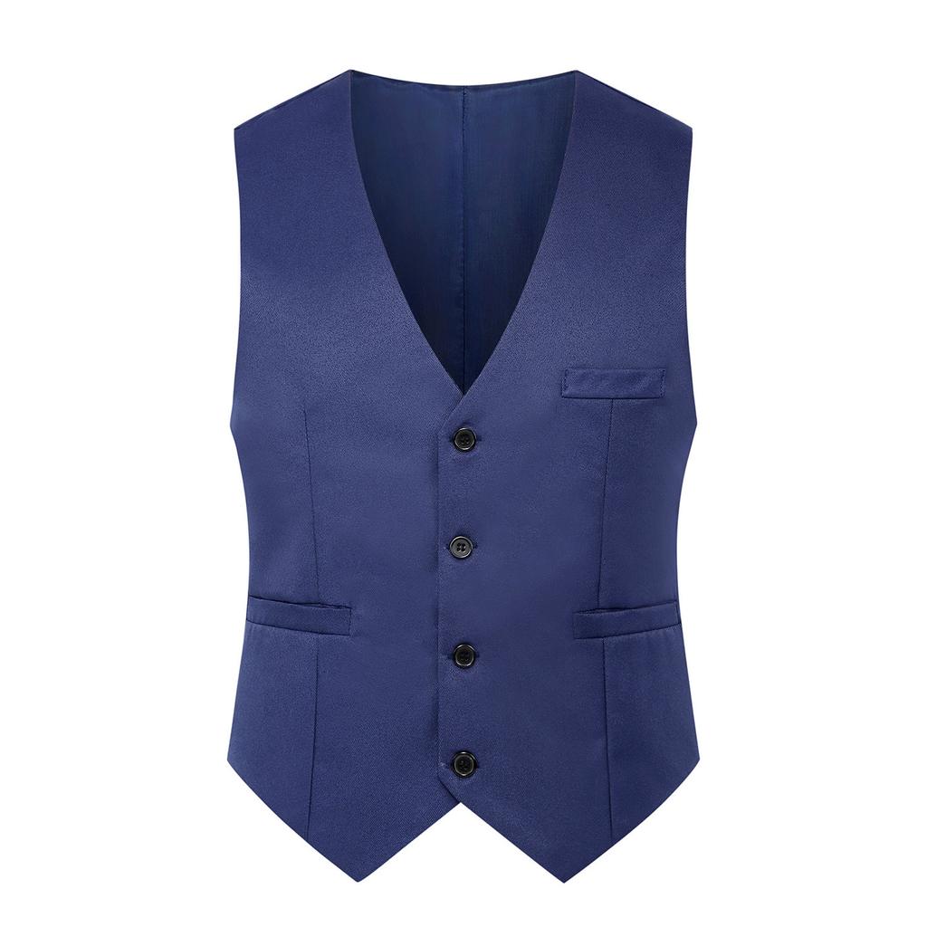 Graue Kleiderwesten Slim Fit Herren Anzugweste Lässig Ärmellos Weste Gilet Homme Formal Business Jacke Männlich