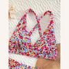 2025 European & American Sling Print Bikini: Elegant Women's Sexy Swimwear