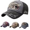 Retro Shark Baseball Cap Distressed Washed Dad Hat Vintage Trucker Cap  Adjustable Casual Streetwear Snapback Cap for Outdoor