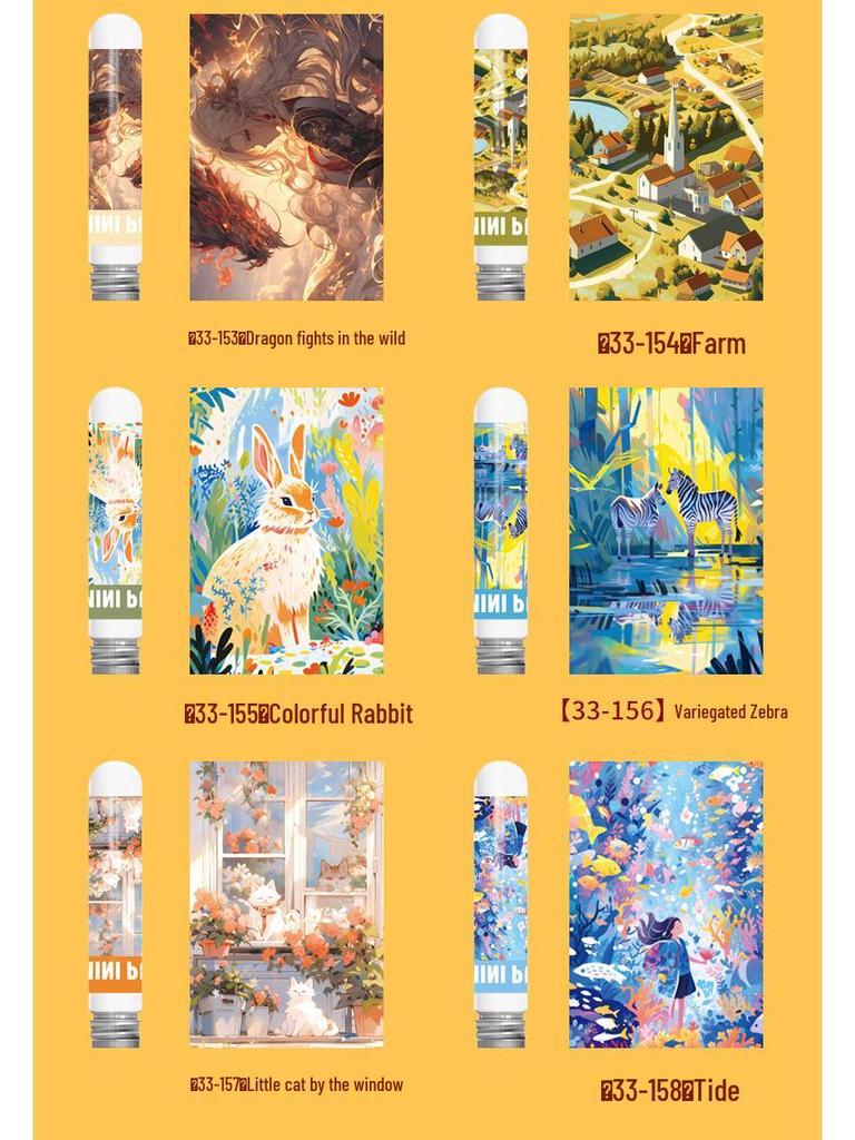 Mini Pocket 150-Piece Art Jigsaw Puzzle – High-End Educational & Healing Decompression Tool