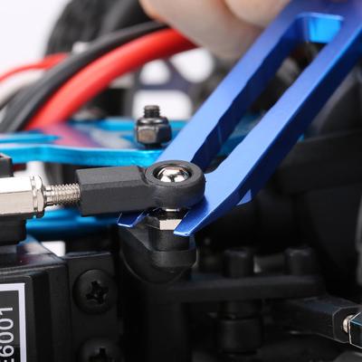 T-power 4 pezzi D-ring paraurti gancio traino rosso per 1:10 RC cingolato Traxxas TRX4 assiale SCX10 90046 D90 D110 TF2 rosso