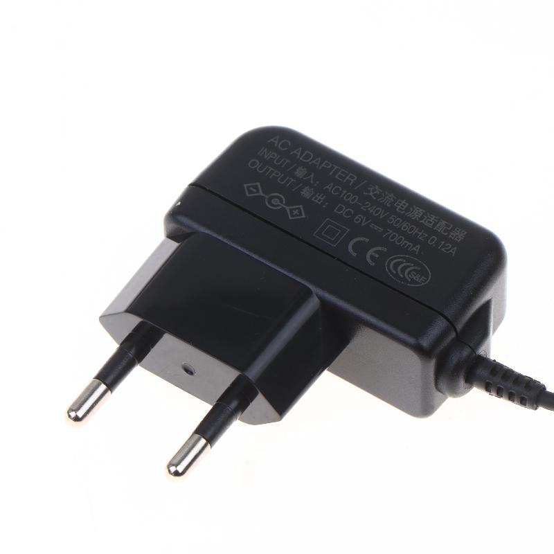 Adaptador de Fonte de Alimentação DC 6V 1A Cabo de Carregamento de Reposição Para Monitor de Pressão Arterial de Braço Superior para Cuidados com a Saúde Plugue UE