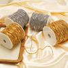 1 Meter Edelstahl Gold Rechteckrohr Kabelketten für DIY Halsketten Schmuck Ohrringe Herstellung Armband Verschlüsse Zubehör Großhandel