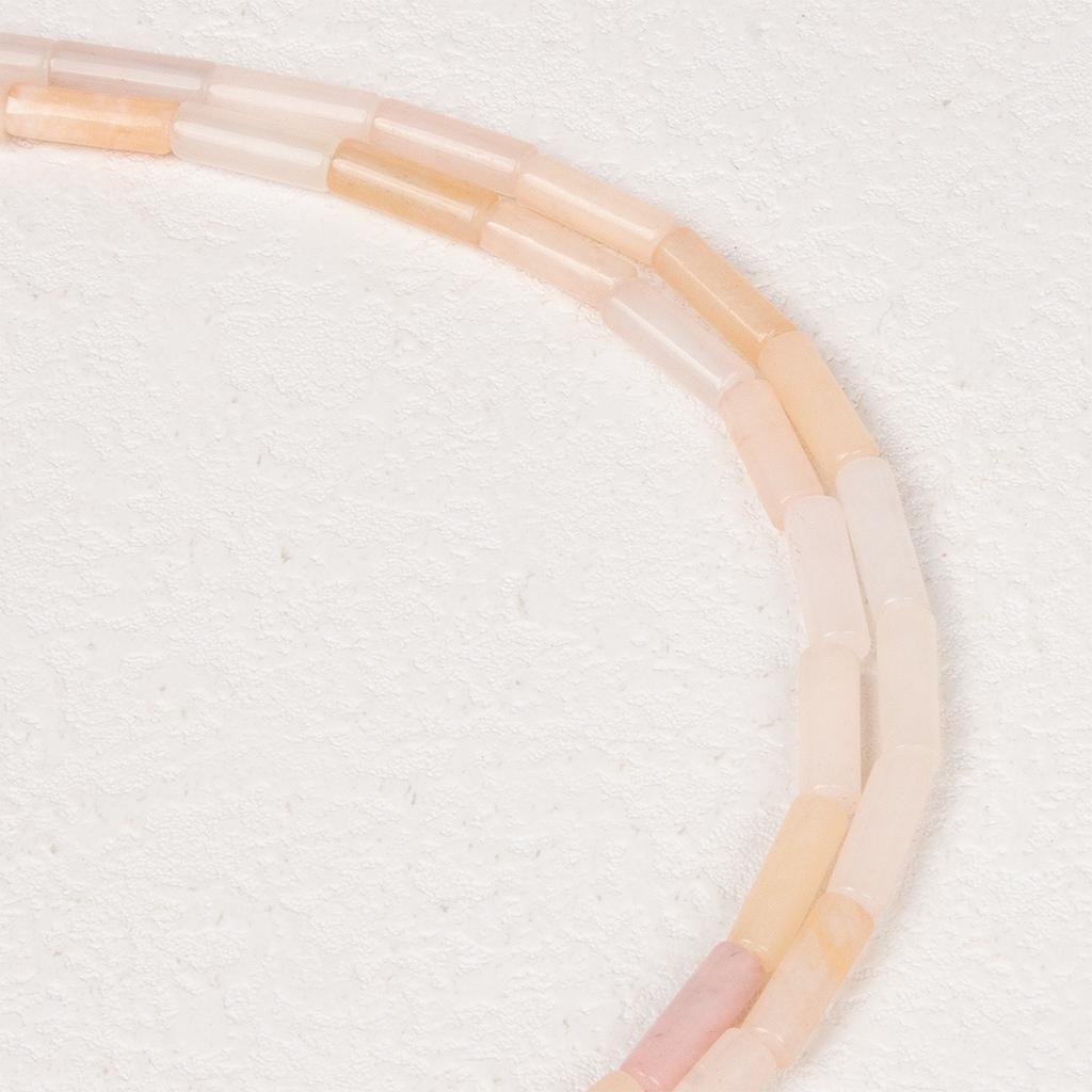 4 * 13mm round tube loose beads, crystal, agate, cylindrical round tube loose beads, semi-finished products, DIY jewelry, accessories