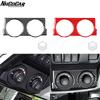 For Toyota 4runner 2010- Carbon Fiber Four-wheel Drive Switch Panel Trim Cover Car Accessories Interior Decorative Stickers