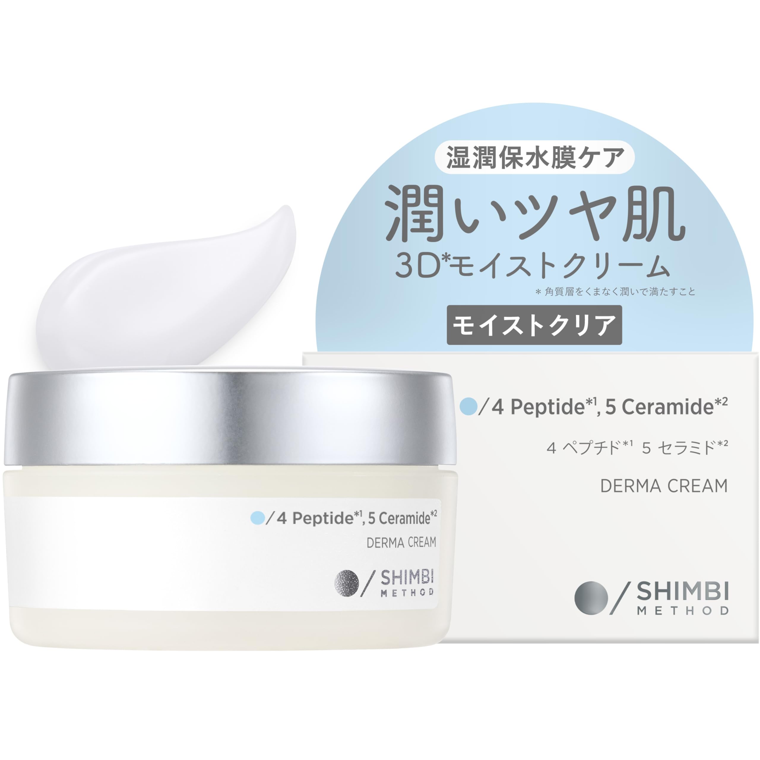 SHIMBI Method [Moisturizing and Glowing Skin] 3D Moist Cream 45g SHIMBI Method shimbi method Moisturizing and Water-Retaining Film Care