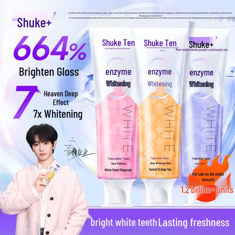 SUCKER French Natural Enzyme Whitening Toothpaste