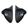 Für SEAT Leon MK2 1P Ibiza MK4 6J 2008-2017 Glänzend Schwarz/Kohlefaser Seitenspiegelabdeckkappen ABS-Kunststoff Auto-Außenzubehör