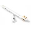 Muslady White Mini Pocket Saxophone Bærbar Little Sax med svart bæreveske Treblåseinstrument