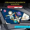 Cartoon Car Window Sunshade and Heat Insulation Blackout Curtains for Women
