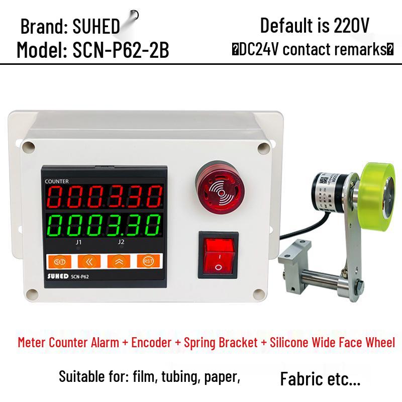 Intelligent Digital Display High-Precision Roller Encoder Edge Banding Machine Odometer Counter (Fully Automatic)