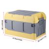 45L Collaps Le Car   Storage Box 60kgCelsius132.28  Load   High Cover Two Compartments for Home Auto