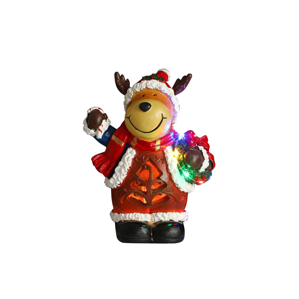 Glowing Gingerbread House With Lights - Animated Christmas Decoration For Indoor Festive Display