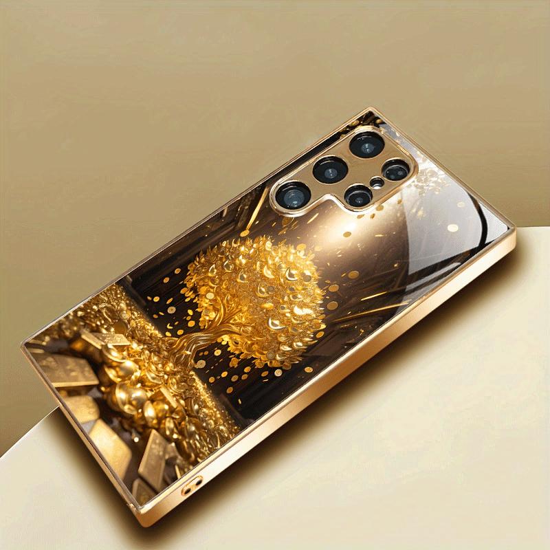 High-end PhoneCase Electroplated Glass TPU PhoneCase for Samsung Galaxy S26 S25 S24 S23 S22 S21 FE,Ultra,Plus Dropresistant