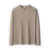 Men's 2025 Half-Zip Hoodie: New Autumn/Winter Long Sleeve Stand Collar Casual Shirt