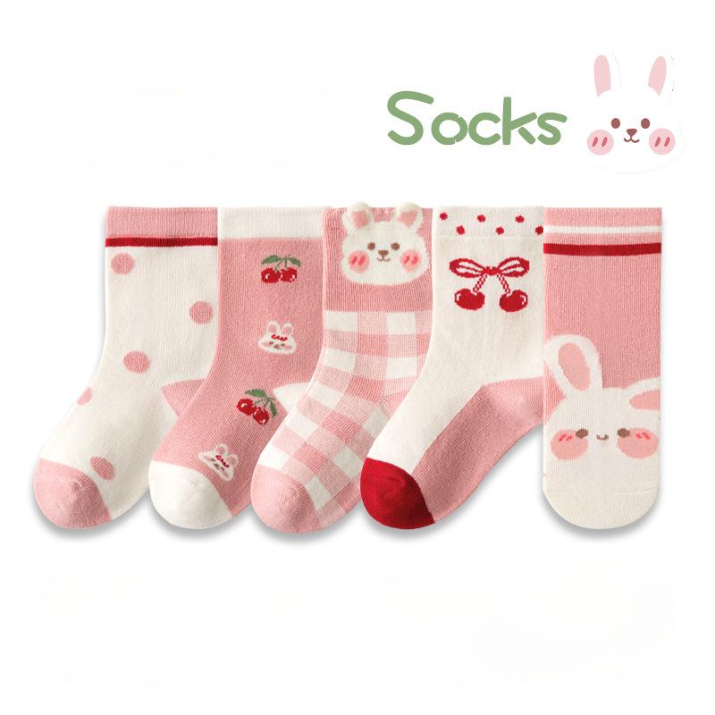 Kid's Socks Girls Socks Sweet Fancy Sock Baby Toddler Spring Autumn Winter Socks Children
