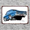 Vintage Metal Tin Sign Garage Decor Wall Art Poster