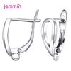 High Quality Fashion Jewelry Components For DIY Jewelry Accessory Genuine 925 Silver Earring Findings For Women Jewelry