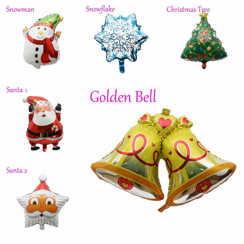 2pcs Fashion Hot Sale Children Toy Cute Helium Santa Claus Christmas Foil Balloon Birthday Decor