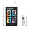 LED Car Interior Ambient Light - Remote Control Wireless Roof & Footwell Decoration (Auto Styling),2pcs.