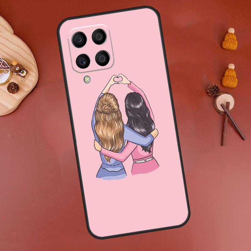 Best Friends BFF Matching Case For Samsung Galaxy M15 M35 M55 M11 M14 M34 M54 M31 M13 M53 M51 M12 M32 M52 M16 M36 M56