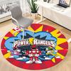 1pc Power Rangers Office Round Area Rug, Indoor Mat Suitable For Office, Under Office Chairs Bedroom Living Room Home Decor, Room Deco
