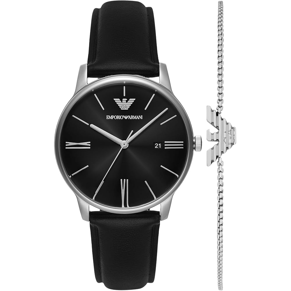Emporio Armani AR80079SET Men s Black Watch