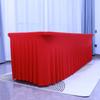Solid Color Table Skirt Soft Table Cover Party Supplies Elastic Table Cloth  Wedding