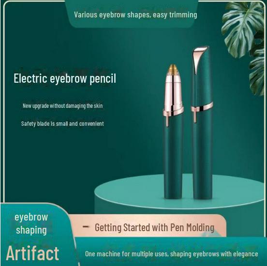 Women's Electric Eyebrow Trimmer - Mini Automatic Shaver & Hair Remover