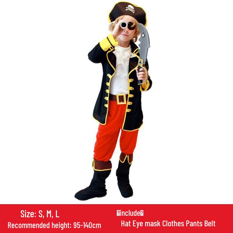 Children s Pirate Captain Jack Halloween Costume M